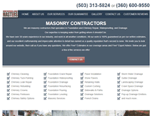 Tablet Screenshot of masonrymaterialsplus.com